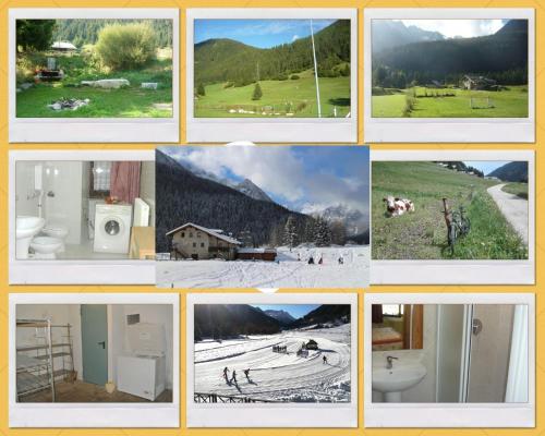 a collage of pictures of different types at Chalet Rustico Bertolini per Gruppi! in Vermiglio
