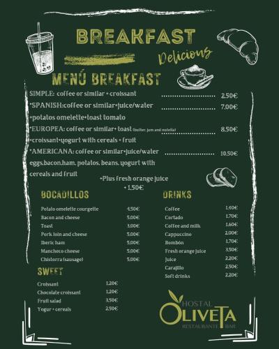 شهادة أو جائزة أو لوحة أو أي وثيقة أخرى معروضة في Hostal Oliveta