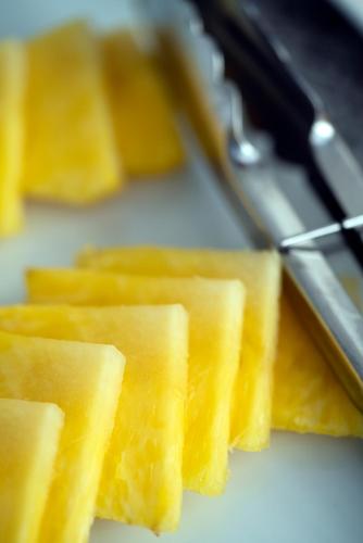 a group of slices of pineapple at Hotel Estacão - Braga in Braga