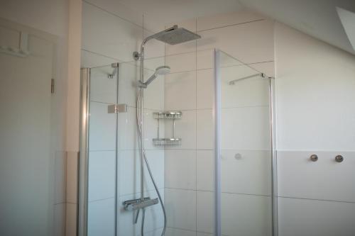 Koupelna v ubytování HUGOS Design Apartment am Waldrand - ruhig & modern