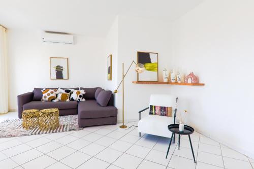 Χώρος καθιστικού στο Résidence Borj Dlalate - Luxe - 3 ch