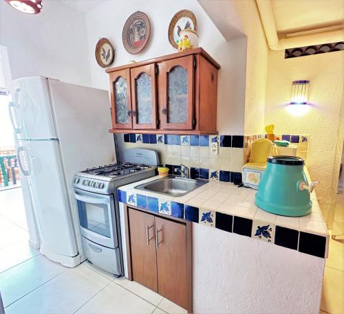 Kuchyň nebo kuchyňský kout v ubytování Casa Anita