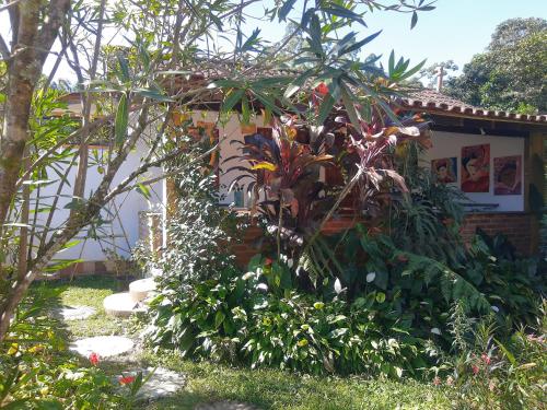 Κήπος έξω από το Vila Santíssimo Hospedagem e Café
