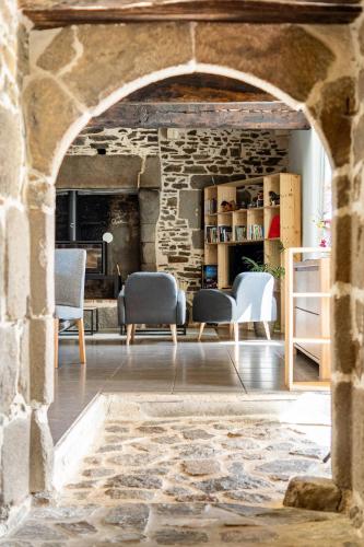 Χώρος καθιστικού στο Gîte équestre dans centre équestre vers saint malo