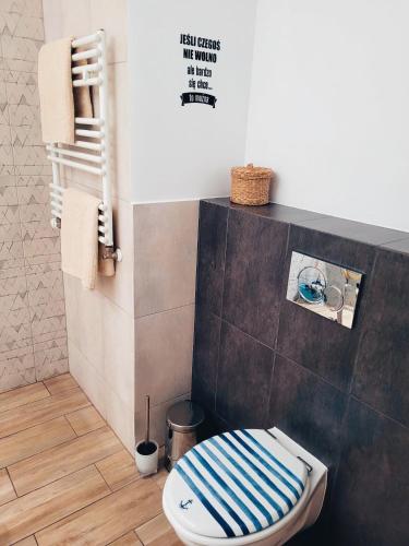 Koupelna v ubytování Apartament Eveline z garażem