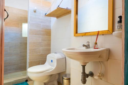 Hostel Pueblito Magico Mompósにあるバスルーム