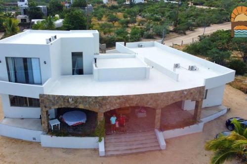El SargentoにあるIncreíble Casa Piedraの家の航空写真