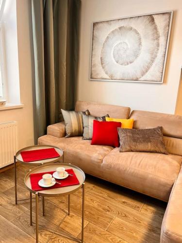 Posezení v ubytování Forton Decco Apartments
