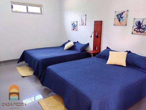 Increíble Casa Piedraにあるベッド