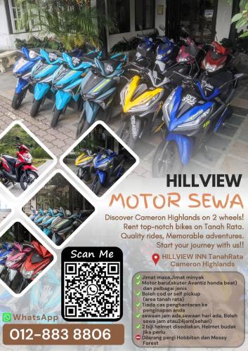 a flyer for a motorcycle show with a bunch of motorcycles at Hillview Inn Cameron Highlands PROMO in Tanah Rata
