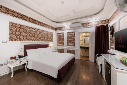 Katil atau katil-katil dalam bilik di A25 Hotel - Dịch Vọng Hậu