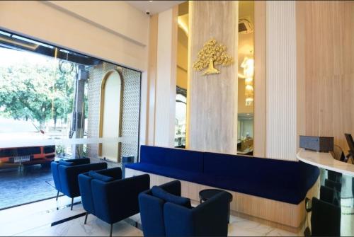 Χώρος καθιστικού στο Khota Hill Hotel