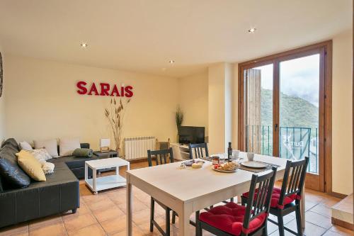 Zona de estar de Apartament Dúplex amb encant a l'alta muntanya - Saraís