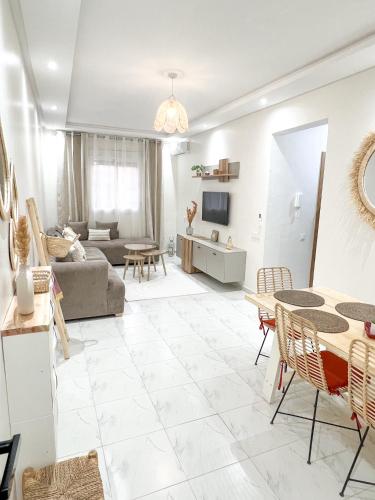Posezení v ubytování Lyana Home