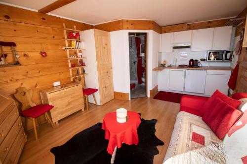 Η κουζίνα ή μικρή κουζίνα στο Le Bristol - Villars Bristol Apartments