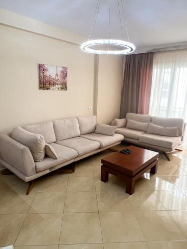 Χώρος καθιστικού στο Sea View Apartments