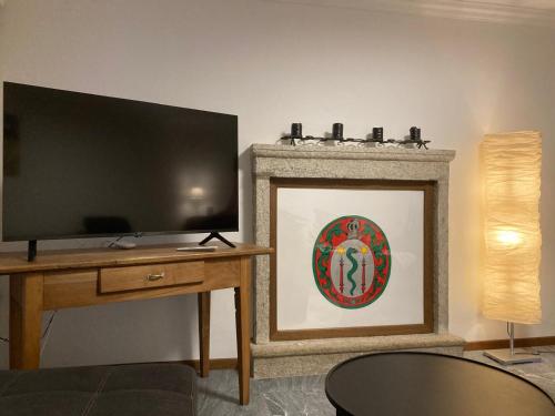 Casa Scireseeにあるテレビまたはエンターテインメントセンター