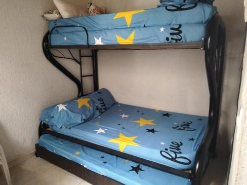 Postel nebo postele na pokoji v ubytování Casa Vacacional Flandes
