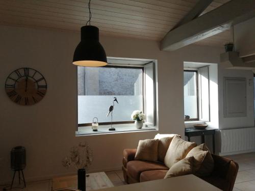 Χώρος καθιστικού στο Loft la Forge