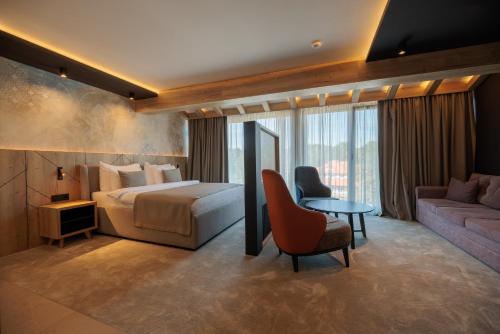 Krevet ili kreveti u jedinici u okviru objekta HOTEL ROYAL MOUNTAIN