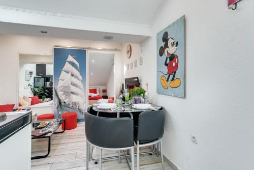 Posezení v ubytování B&B Apartments Coli apartments Afrodita & Antonia