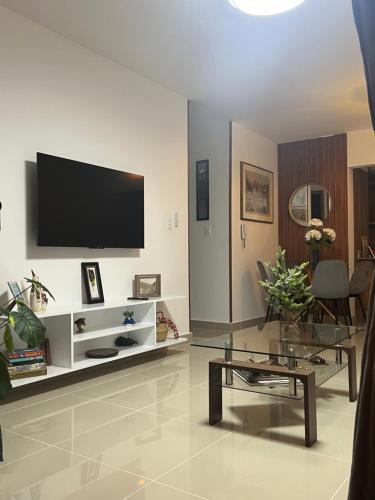 TV a/nebo společenská místnost v ubytování Apartment in Punta Cana