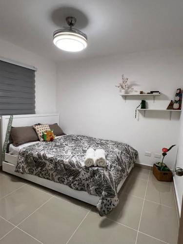 Postel nebo postele na pokoji v ubytování Apartment in Punta Cana