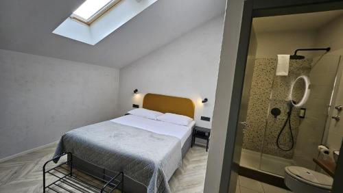 Koupelna v ubytování Hotel Amfiteatar