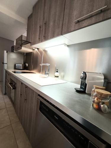 Dapur atau dapur kecil di Holiday week-end mercurey