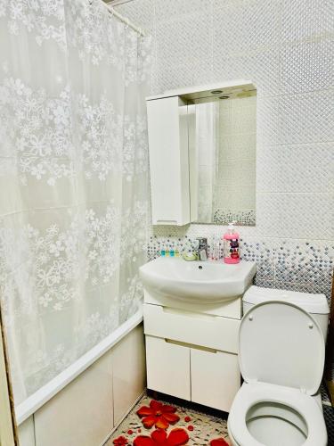 ห้องน้ำของ микрорайон 9