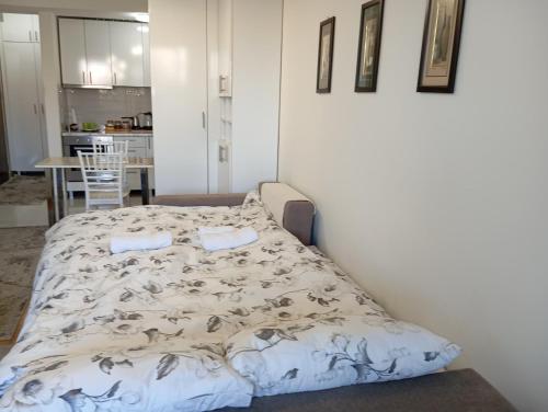 Postel nebo postele na pokoji v ubytování Maxima Apartment