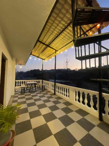 Un balcón o terraza en Chessboardvilla