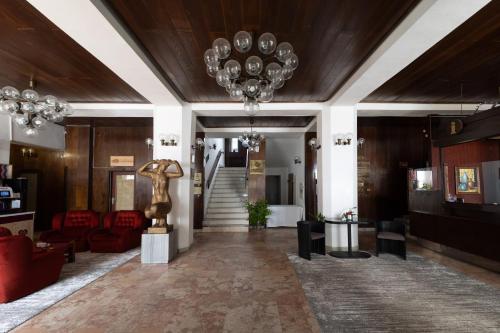 Χώρος καθιστικού στο Hotel Tanecnica