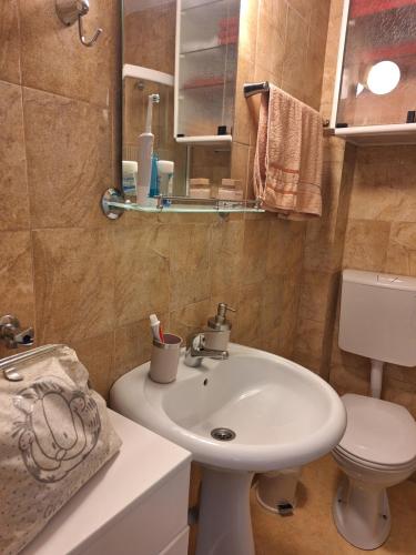 Koupelna v ubytování Vila Košuta - Kopaonik, Brzeće 30m from gondola