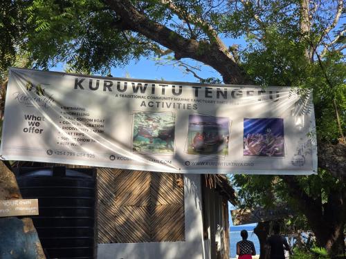 a banner for the krupptu center for architecture at The Vipingo Retreat in Vipingo