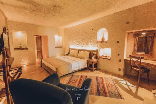 Nino Cave Suitesにあるベッド