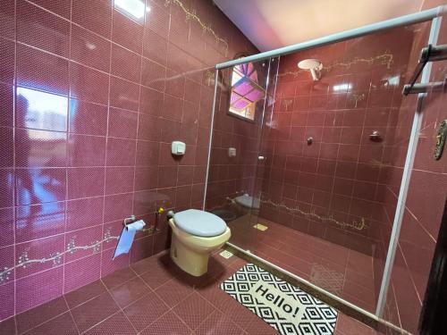 Et badeværelse på Casa para Temporada