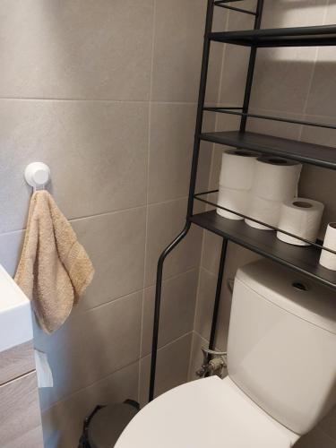 Bilik mandi di Robezu Apartments
