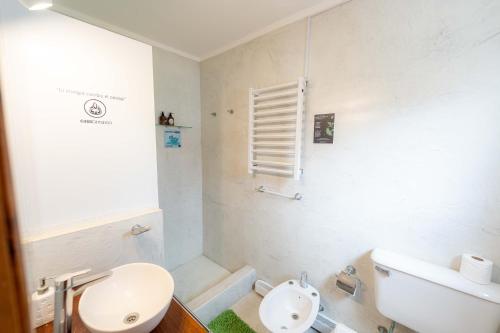 Koupelna v ubytování Casa Camaron