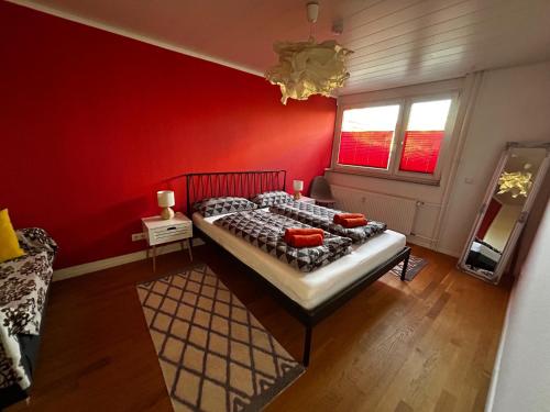 Ένα ή περισσότερα κρεβάτια σε δωμάτιο στο Basti's Rooms&Breakfast - Self Checkin