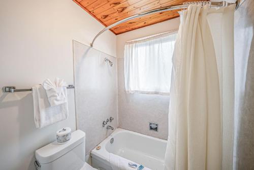 Koupelna v ubytování Bluebird Motel