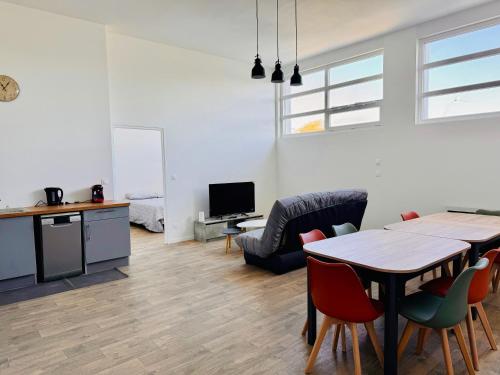 Et tv og/eller underholdning på Appartement Magnum