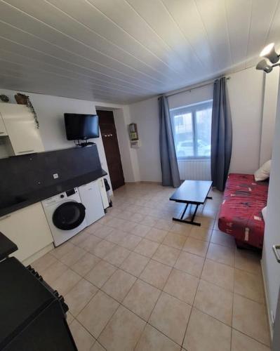 Postel nebo postele na pokoji v ubytování Appartement calme