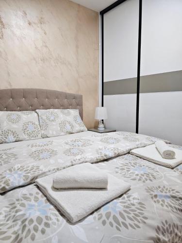 Cama o camas de una habitación en Sunset Home Mostar