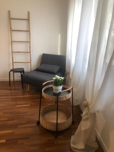 Χώρος καθιστικού στο Casa de Mama