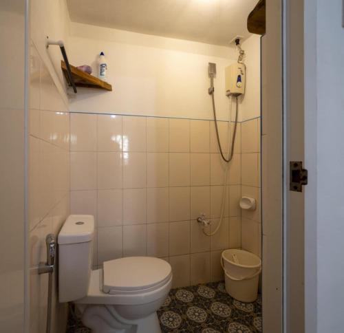 Ένα μπάνιο στο Bungalow