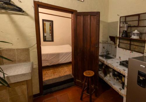 Kuchyň nebo kuchyňský kout v ubytování RC Apartments