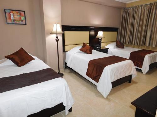 
Cama o camas de una habitación en Hotel Gran Vía Panama
