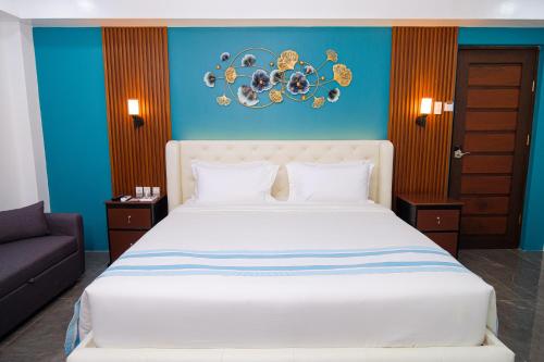 Postel nebo postele na pokoji v ubytování Le Dream Hotel near Vigan