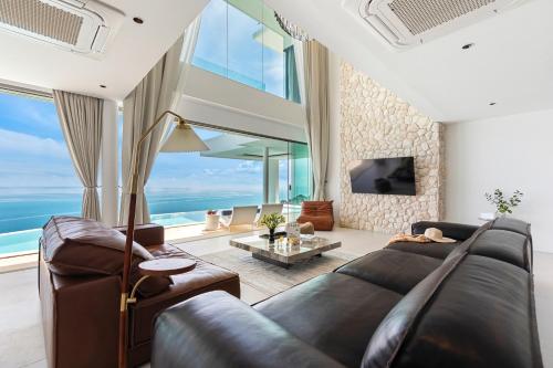 Χώρος καθιστικού στο Villa The Wave 2 Residence